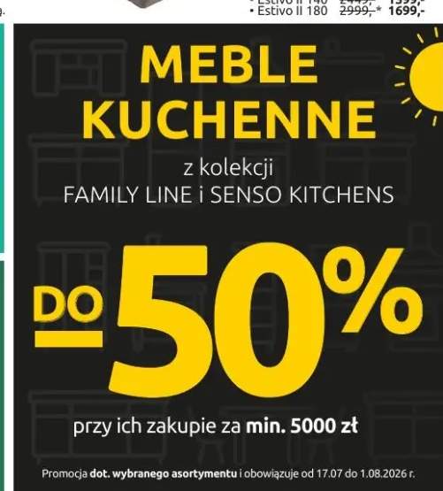 Meble kuchenne Black Red White Family Line