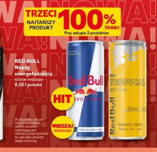 Napój energetyzujący Red Bull Tropical Edition +1 wariant
