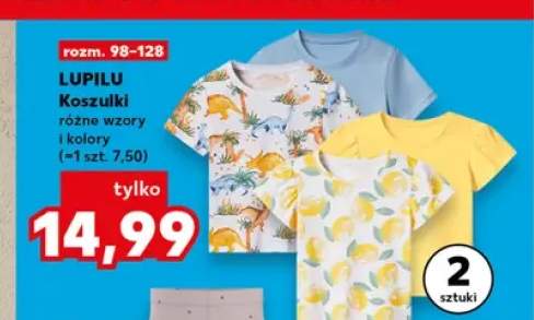 Koszulki dziecięce Lupilu 2-pak