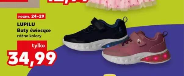 Buty dziecięce świecące Lupilu