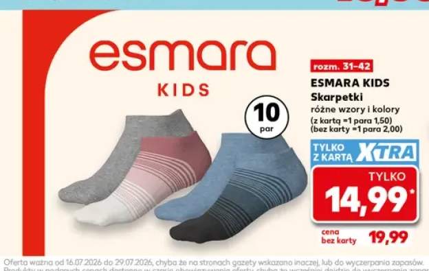 Skarpetki dziecięce Esmara Kids 10-pak