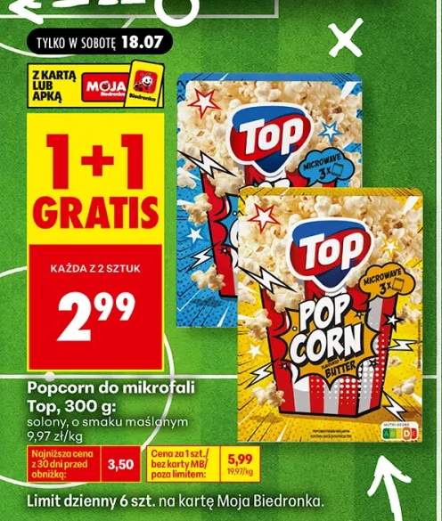 Popcorn do mikrofali Top solony +1 wariant