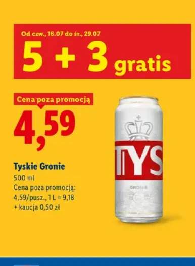 Piwo Tyskie Gronie