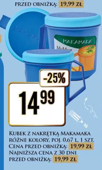 Kubek z nakrętką Makamaka