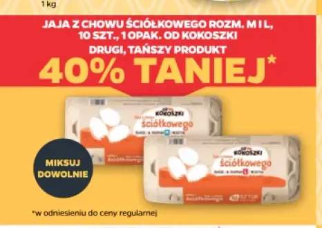 Jaja z chowu ściółkowego Od Kokoszki rozmiar M +1 wariant