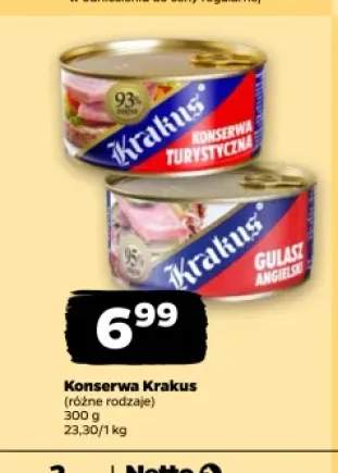 Konserwa Krakus Turystyczna +1 wariant