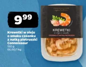 Krewetki w oleju o smaku czosnku z natką pietruszki Connoisseur
