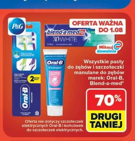 Pasty do zębów i szczoteczki manualne do zębów Oral-B Blend-a-med +3 warianty