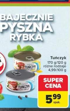 Tuńczyk kawałki w oleju roślinnym Graal +1 wariant