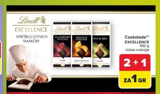 Czekolada Lindt Excellence Raspberry Intense +2 warianty