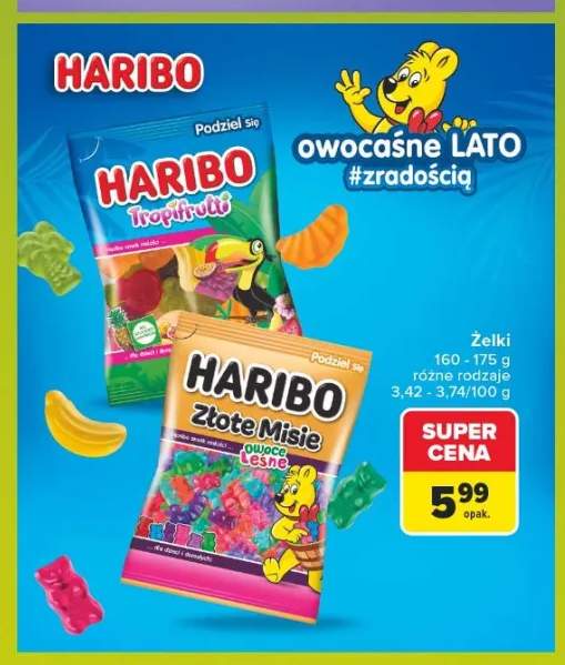 Żelki Haribo Złote Misie