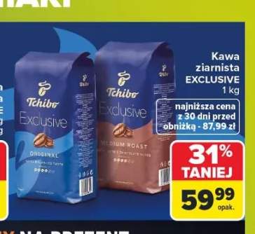 Kawa ziarnista Tchibo Exclusive Original