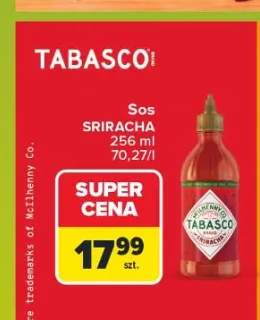 Sos Sriracha Tabasco