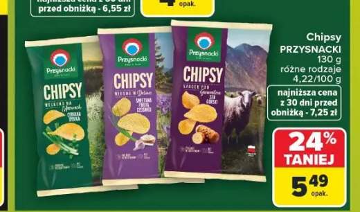 Chipsy Przysnacki Cebula z dymką +1 wariant