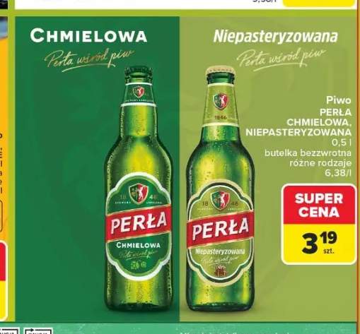 Piwo Perła Niepasteryzowana 500 ml