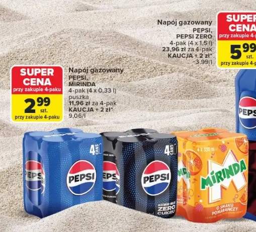 Napój gazowany Pepsi 4-pak +2 warianty