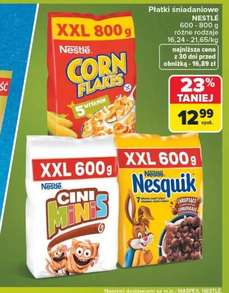 Płatki śniadaniowe Nesquik Nestlé