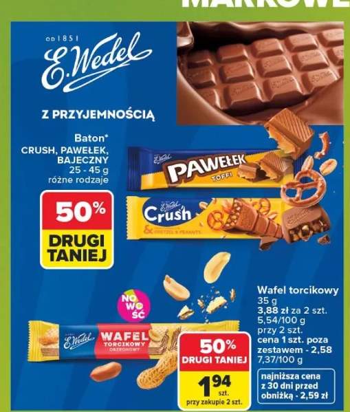 Baton E.Wedel Crush +3 warianty