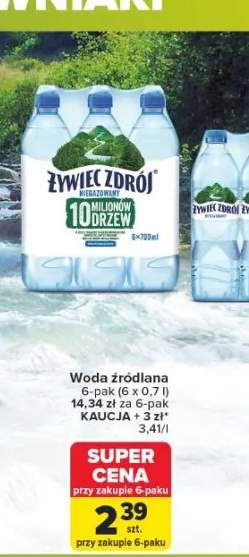 Woda źródlana Żywiec Zdrój 6-pak