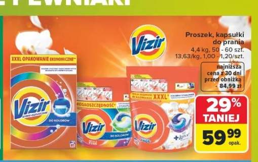 Kapsułki do prania Vizir