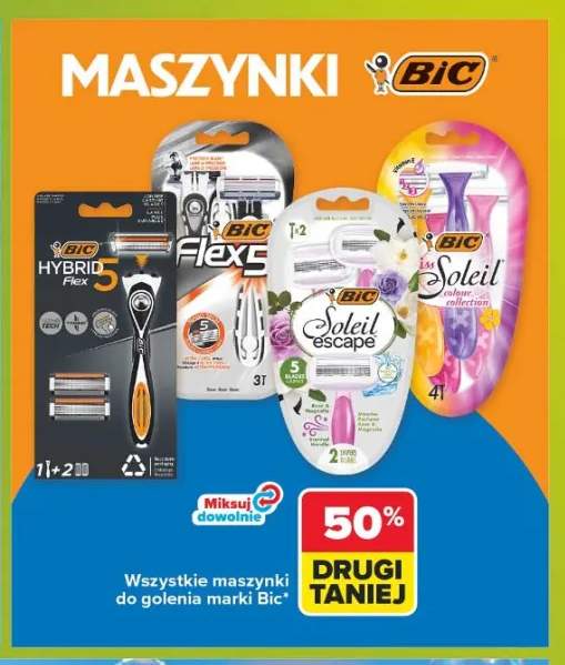 Maszynki do golenia Bic +4 warianty