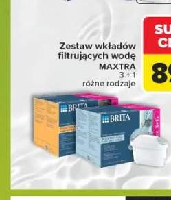 Zestaw wkładów filtrujących wodę Brita Maxtra Pro 3-pak + 1 gratis