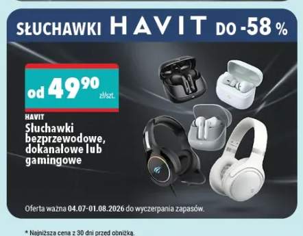 Słuchawki bezprzewodowe gamingowe Havit +1 wariant