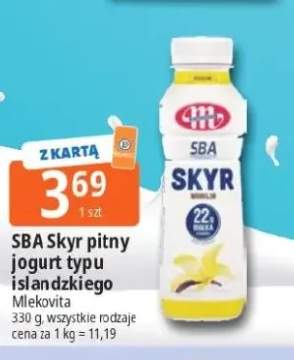 SBA Skyr pitny jogurt typu islandzkiego Mlekovita