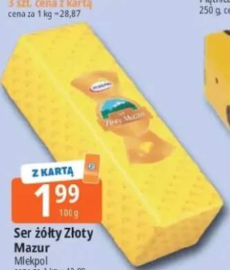 Ser żółty Złoty Mazur Mlekpol