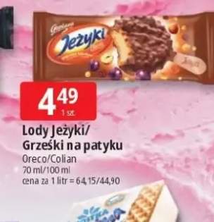 Lody Jeżyki na patyku +1 wariant