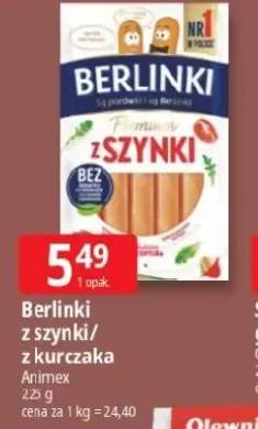 Parówki Berlinki z kurczaka +1 wariant
