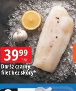 Dorsz czarny filet bez skóry