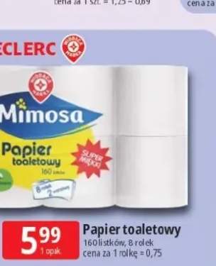 Papier toaletowy Mimosa 8-pak