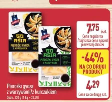Pierożki gyoza z warzywami Go Asia +1 wariant