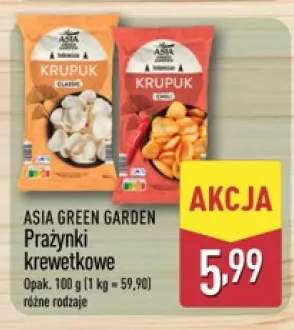 Prażynki krewetkowe klasyczne Asia Green Garden +1 wariant