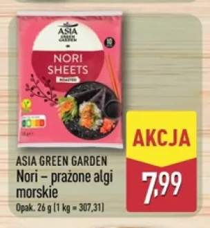 Nori prażone algi morskie Asia Green Garden