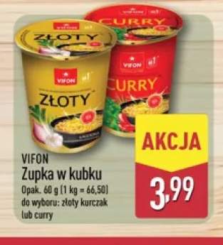 Zupka w kubku Vifon Złoty kurczak +1 wariant