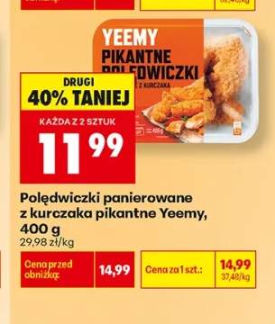 Polędwiczki panierowane z kurczaka pikantne Yeemy