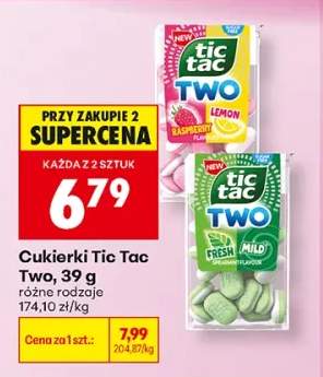 Cukierki Tic Tac Two Lemon Raspberry +1 wariant