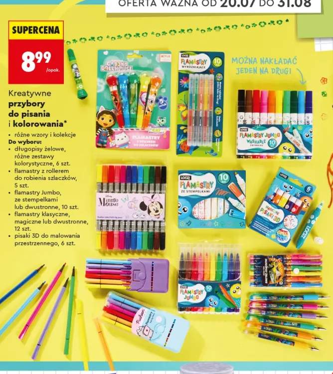 Długopisy żelowe Loozz +6 wariantów