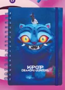 Kołonotes A5/160 z trójwymiarową okładką w linie Netflix K-POP Demon Hunters