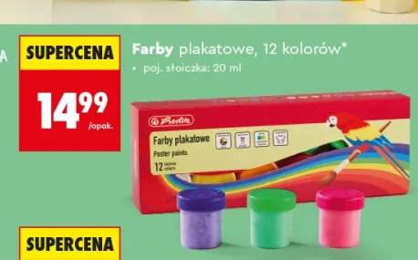 Farby plakatowe Herlitz 12 kolorów
