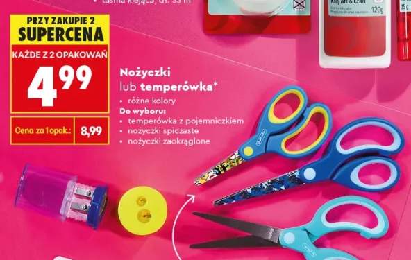 Nożyczki spiczaste Herlitz +1 wariant
