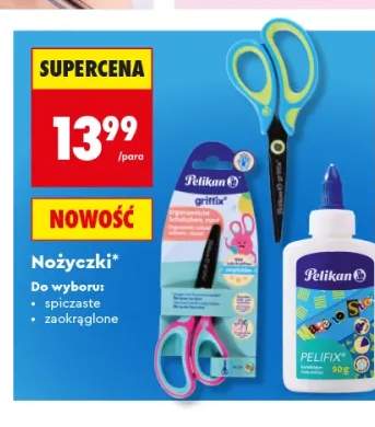 Nożyczki spiczaste Pelikan Griffix +1 wariant