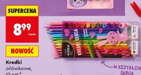 Kredki ołówkowe Kidea serca