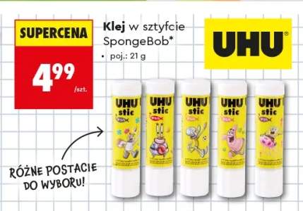 Klej w sztyfcie UHU stic SpongeBob