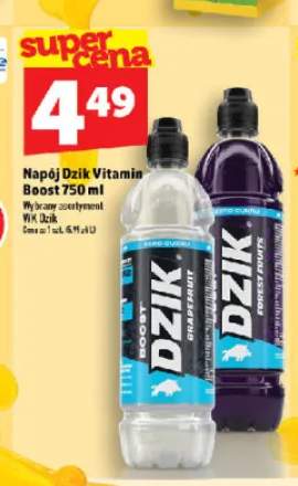 Napój Dzik Vitamin Boost Forest Fruits 750 ml