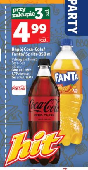 Napój Coca-Cola Zero Cukru +1 wariant