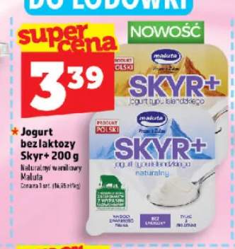 Jogurt bez laktozy Skyr+ waniliowy Maluta