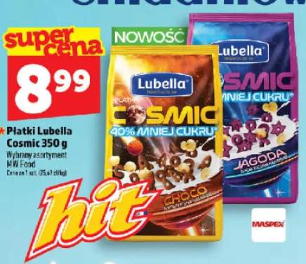 Płatki śniadaniowe Lubella Cosmic Choco